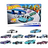 Hot Wheels 10-Pack of Toy Race Cars (Styles May Vary) | Set of 10 1:64 Scale Vehicles,Includes Hot Wheels Originals &amp; Officially Licensed Car​​s (Amazon Exclusive)