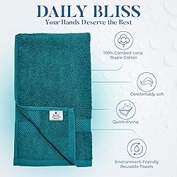 DAN RIVER 6-Pack Premium Hand Towels