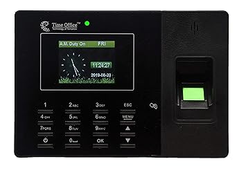 Time Office Fingerprint and Card Based Attendance System with Excel Report from