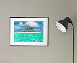 Tropical Wall Art Caribbean Paradise Turquoise