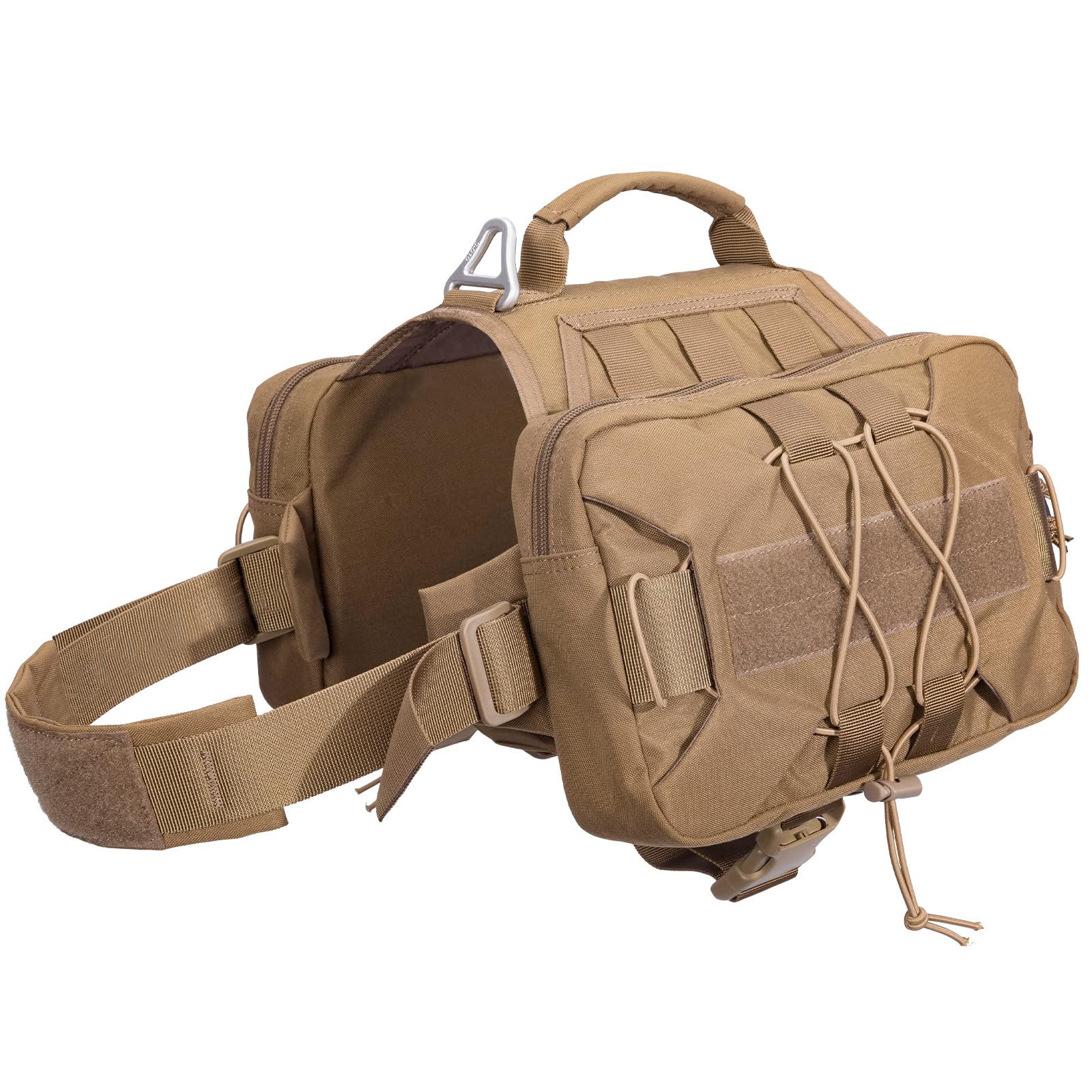 Photo 1 of EXCELLENT ELITE SPANKER Dog Pack Hound Dog Saddle Bag Backpack for Travel Camping Hiking Medium & Large Dog with 2 Capacious Side Pockets(COB-L)