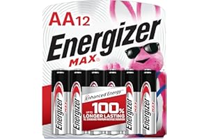 Energizer MAX AA Batteries (12 Pack), Double A Alkaline Batteries