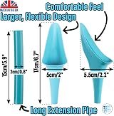 SHEWEE Flexi – The Original Female Urinal – Reusable & Portable UK Made Aqua view 6