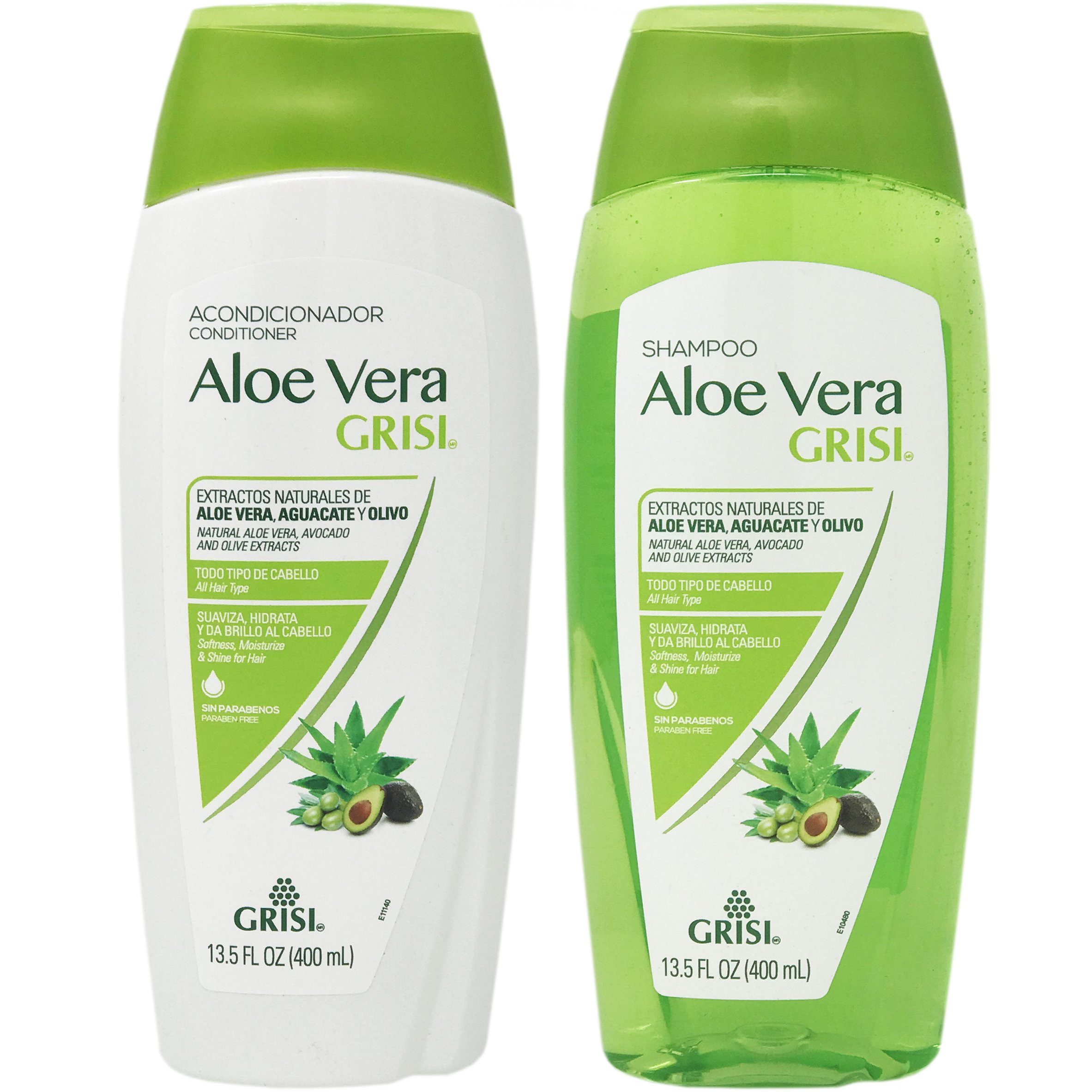 Aloe Vera Shampoo Conditioner Combo by Grisi.. Deep Repair, Multi