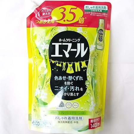 Amazon New 花王 Kao エマール おしゃれ着用洗剤 つめかえ用 1400ml エマール おしゃれ着洗剤