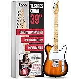 LyxPro 39” Electric Guitar TL Series, Full-Size