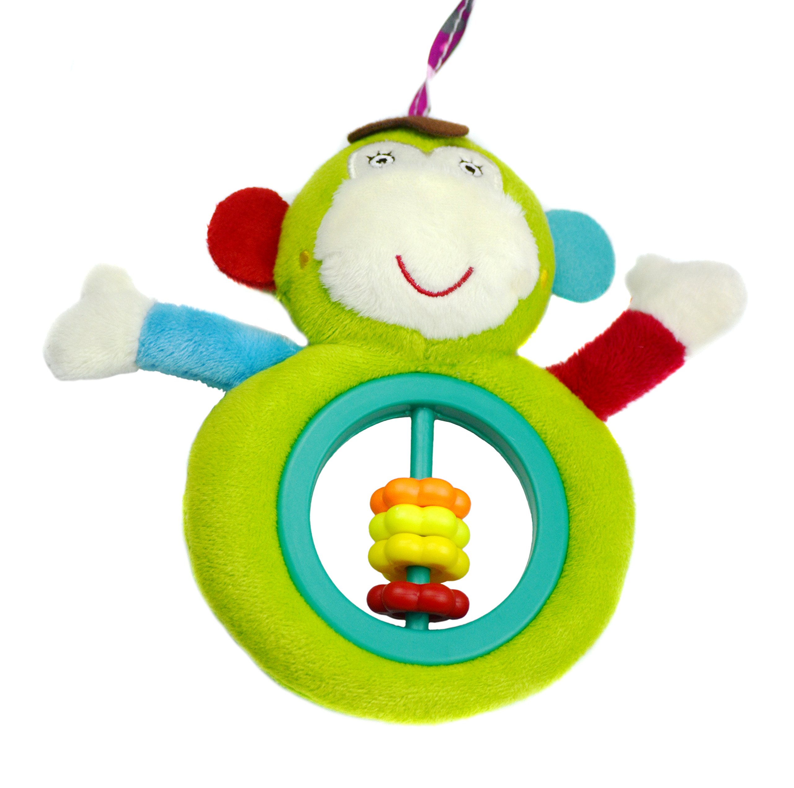 Multi-function Infant Baby Activity Plush Hanging Spiral Bed & Stroller Toy & Travel crib Activity Toy