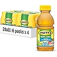 Mott's 100% Apple White Grape Juice, 8 Fl Oz Bottles, 24 Count (4 Packs Of 6), No Added Sugar, Excellent Source Of Vitamin C, 2 Servings Of Fruit Per Bottle, Gluten & Caffeine Free, On-the-go