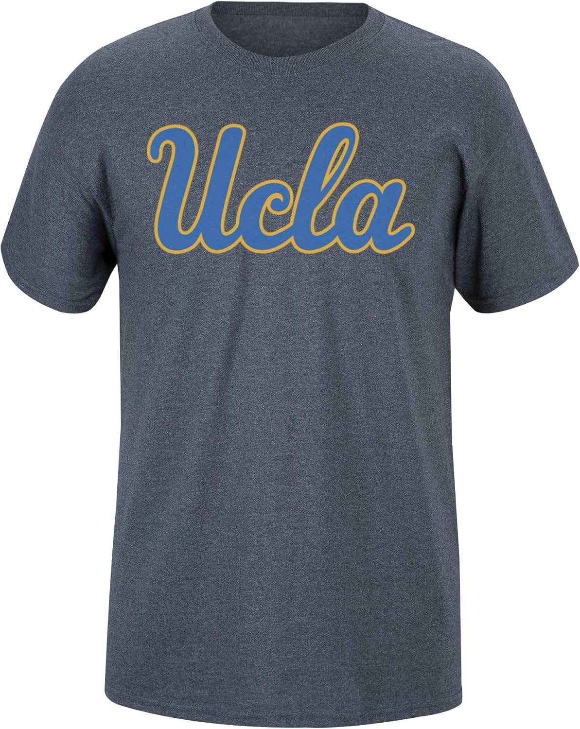Elite Fan Shop Dark Heather Basic Short Sleeve College Icon T-Shirt : Clothing