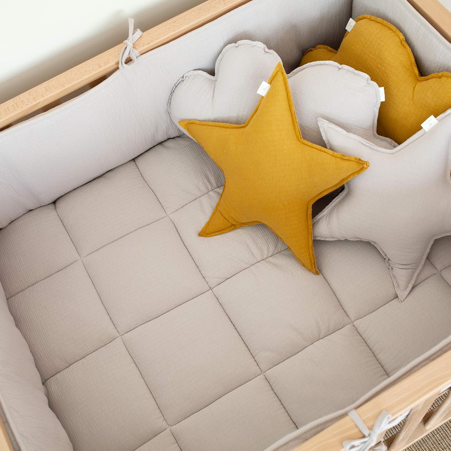 Mobilier Tour De Lit Bebe Tour De Lit Tresse Tresse De Lit Tour De Parc Contour De Parc Tour De Parc Reversible Tetra Jersey 75 X 95 X 28 Cm Sable Sand Bebe Et Puericulture Myfinewedding Co Za