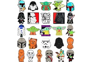 COSTIERNA Harry and Star Theme Shoe Charms for Croc, PVC Shoe Pins Decoration Charms for Kids Boys Girls Party Favor Gifts