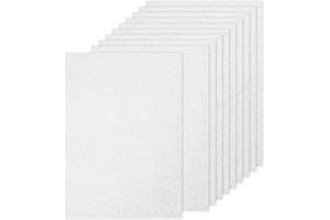 PATIKIL 20Sheets Silver Glitter Cardstock Paper, A4(8.3x11.7 Inch) 250gsm Premium Sparkly Paper Craft Cardstock Paper for Scr