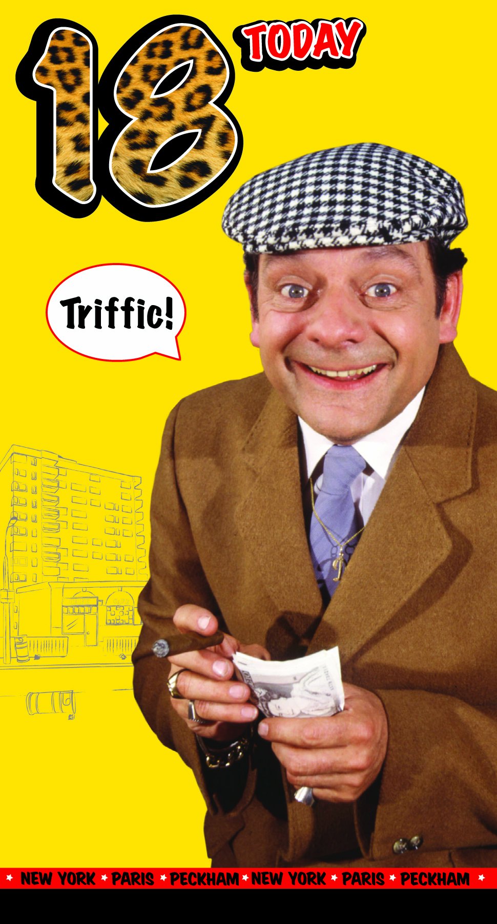 Only Fools and Horses OF005 Age 18 Birthday Card Multi Colour