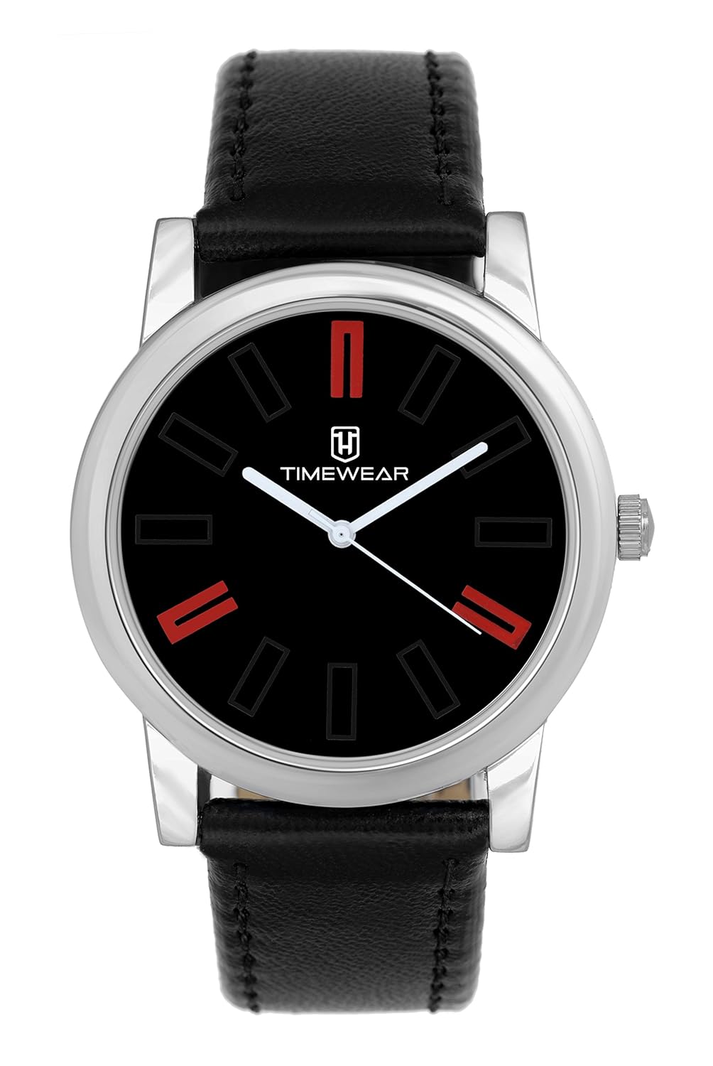 timewear analog black dial men's watch- 161bdtg