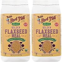 Bob's Red Mill Organic Golden Flaxseed Meal, 16 oz (Pack of 2)