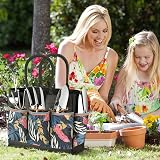Grenebo 9-Piece Stainless Steel Garden Tools Set with Tote Gray view 7