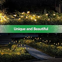 iFalarila Solar Lights for Outside, [8 Flash