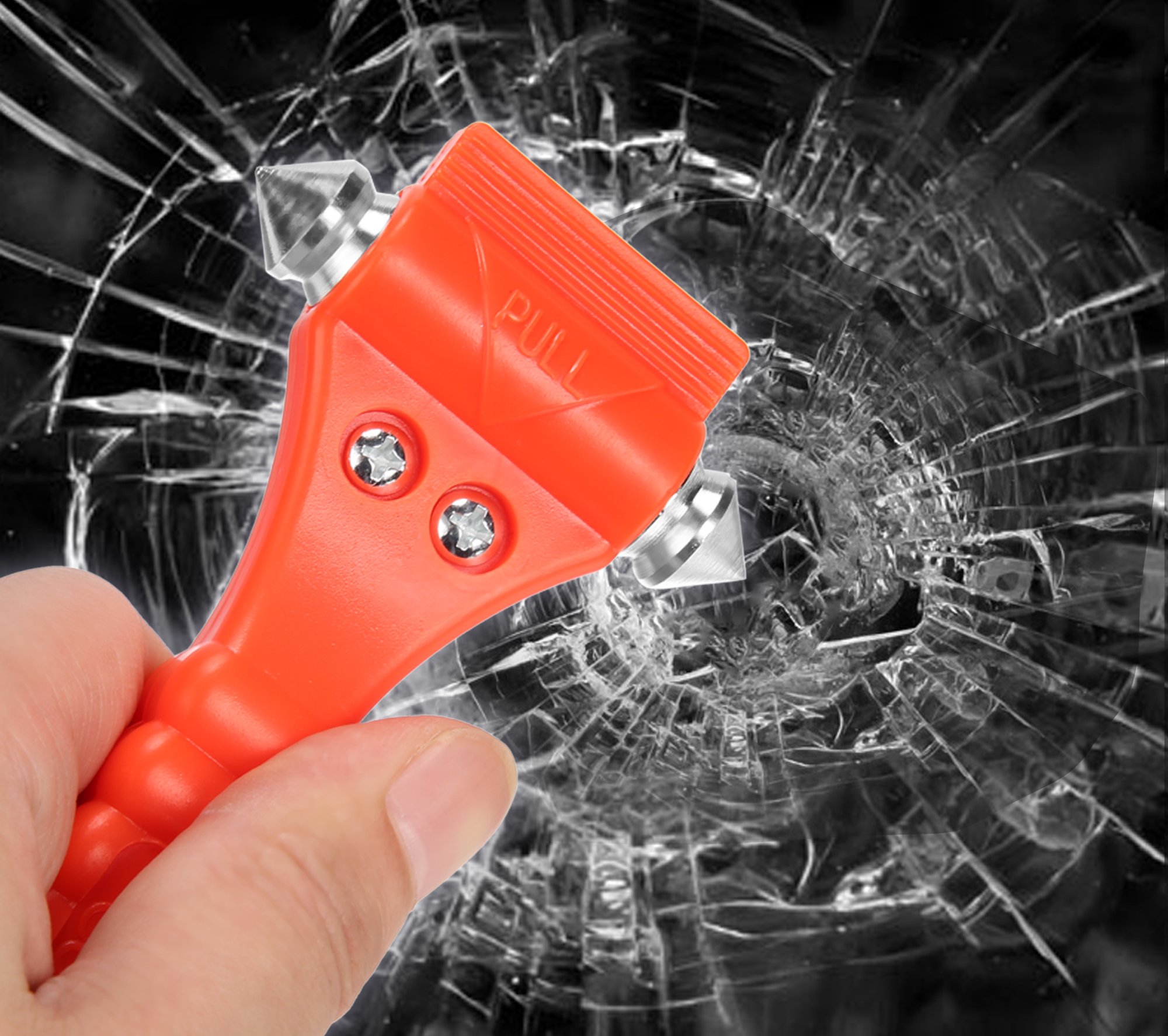 Kindsells Car Auto Emergency Safety Hammer Belt Window Glass Breaker Punch Cutter Bus Escape Rescue Tool Kit Survival Gear