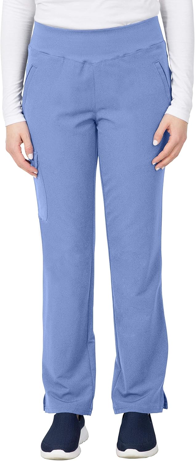 Healing Hands HH360 Women's Naomi Pant 's Six Pocket Athleisure Scrub Pant, Ceil, XL