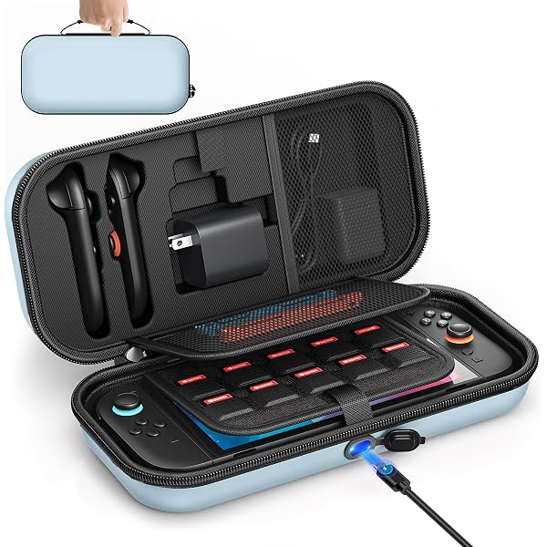 Amazon.com: YiSeyruo Hard Shell Carrying Case for Nintendo Switch