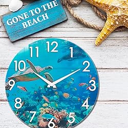 Indoor Outdoor Clock Waterproof - Nautical Coastal