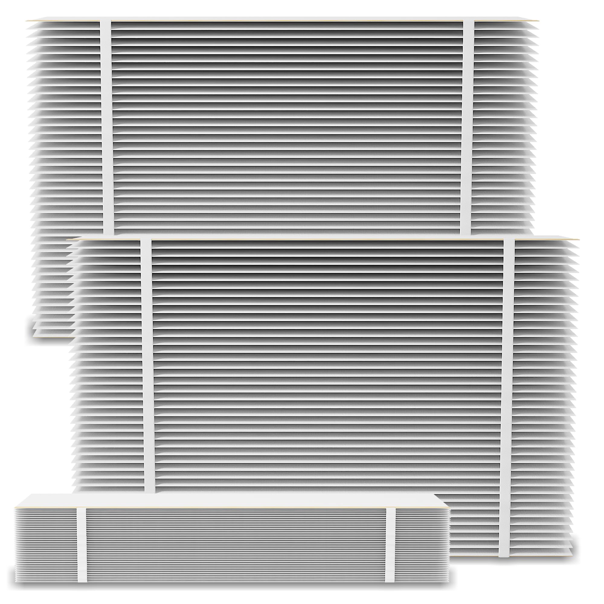 Photo 1 of ?3 Pack?401 Filter Replacement Compatible with AprilAire 2400, Space-Gard 2400 Whole-House Air Purifier, MERV-10 Furnace Filter, 16x25x6 Air Filter?incloud 2 Pleat Spacers?