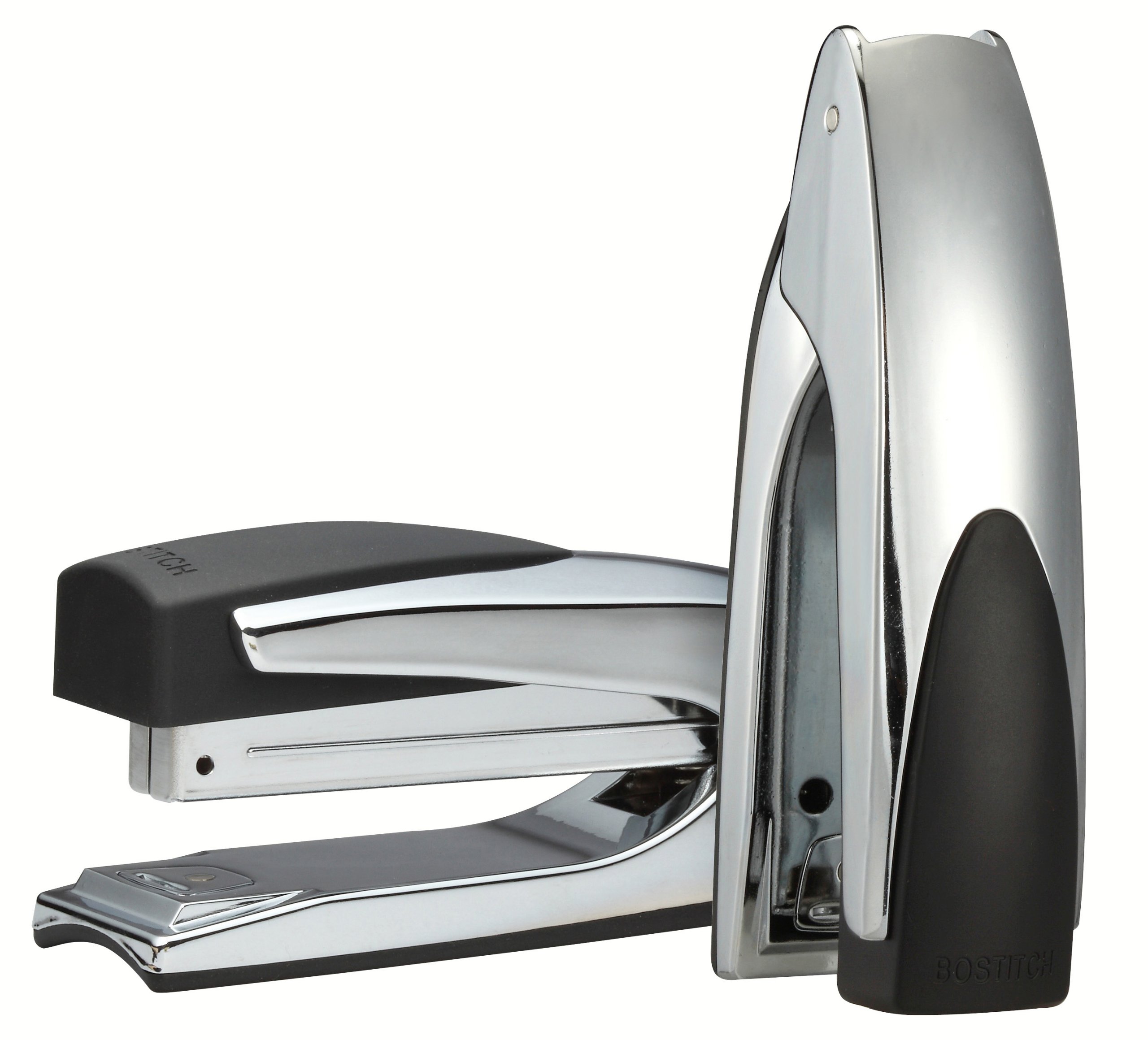 Bostitch Premium Metal Executive Stand-Up Desktop Stapler, Chrome (B3000)