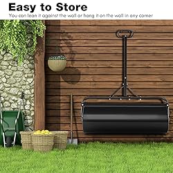 Goplus Lawn Roller, Push/Tow-Behind Lawn Roller, 17