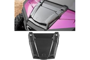 HAKA TOUGHT Hood Scoops for Polaris RZR XP 1000 2014-2018, Relacement for OEM# 2881467, Hood with Scoop for 2013-2020 Polaris RZR 900 Accessories, Carbon Fiber Black