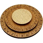 Labyrinth Cipher Wheel - Premium Escape Room Decoder Ring and Escape Room Prop