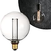 Harwez Large Globe Light Bulb, Vintage Edison Dimmable LED Bulb, 3.5W Low Lumen Eye-Caring Soft Dim Lighting for Mood(Not Day