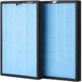 Aevocor HP8 True HEPA Filter Replacement Compatible with SimPure HP8 Air Purifier 4 Stage Air Cleaner, SP-HP8-RF & A180 (2 Pack)