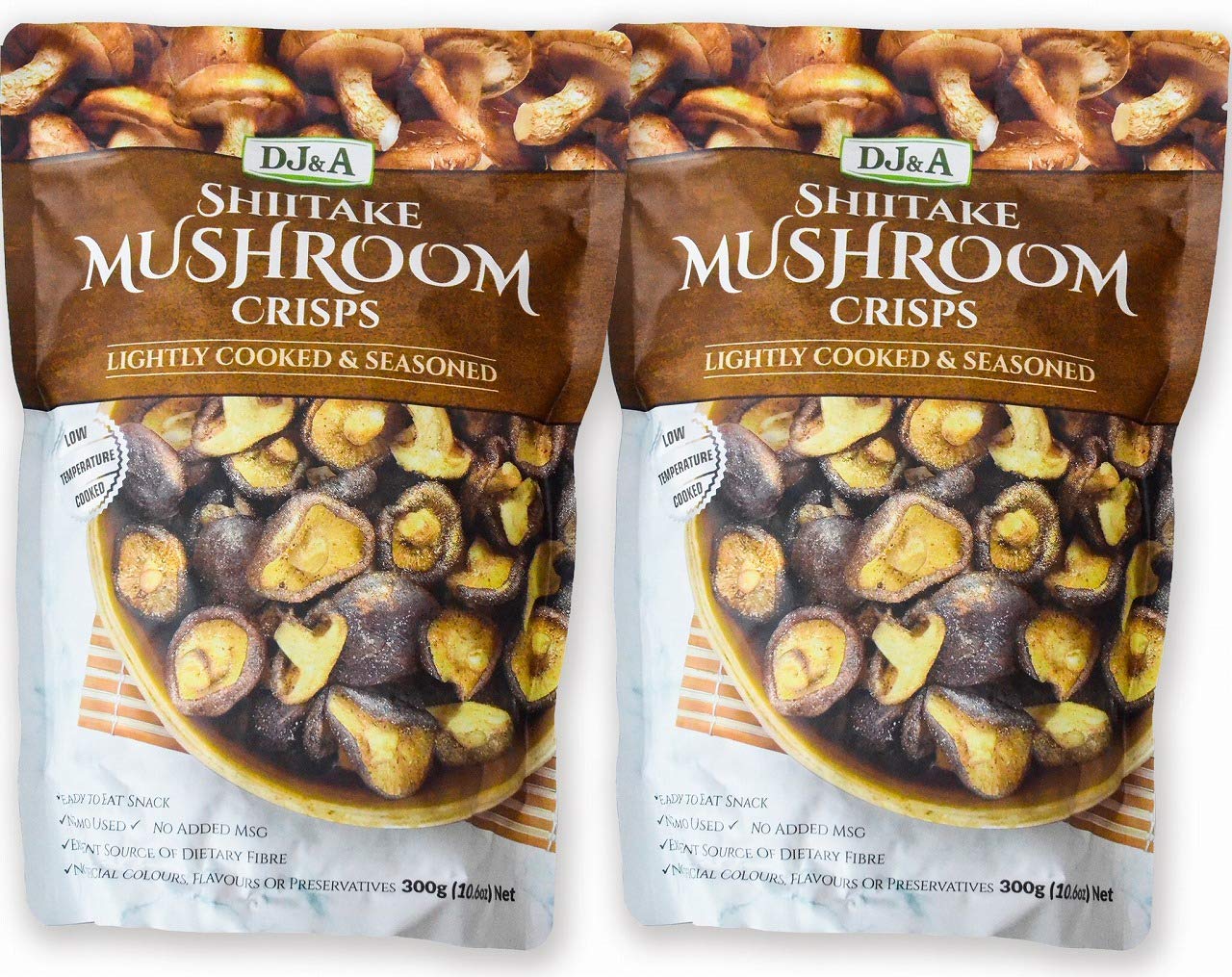 DJ&A しいたけ マッシュルーム クリスプス 300g 2個セット商品画像