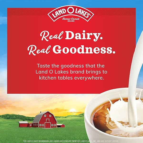 LAND O LAKES MINI MOO’S HALF & HALF CREAMER SINGLES, SHELF-STABLE, 24 COUNT (PACK OF 6)