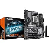 GIGABYTE B850 Eagle WIFI6E AMD AM5 LGA 1718 Motherboard, ATX, DDR5, 3X M.2, PCIe 5.0, USB-C, WIFI6E, 1GbE LAN, EZ-Latch, 5-Ye