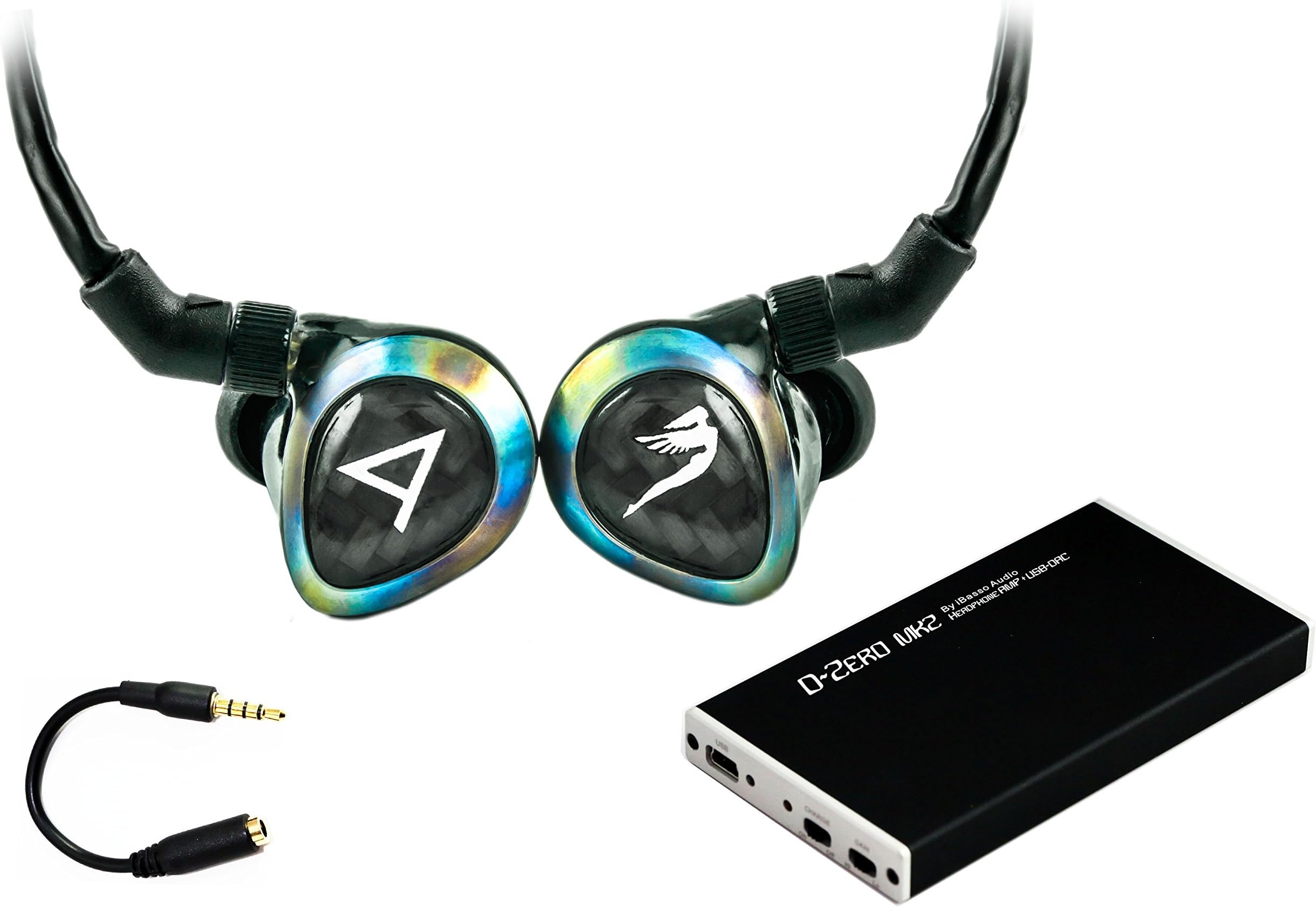 Astell&Kern Layla Special Edition by JH Audio 12 Driver in-Ear Monitor (IEM) with 3.5mm Stereo Extension Cable with iBasso D-Zero Mk2 Portable Headphone Amp