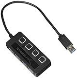 Sabrent 4-Port USB 3.0 Hub with Individual Power Switches and LEDs (HB-UM43)