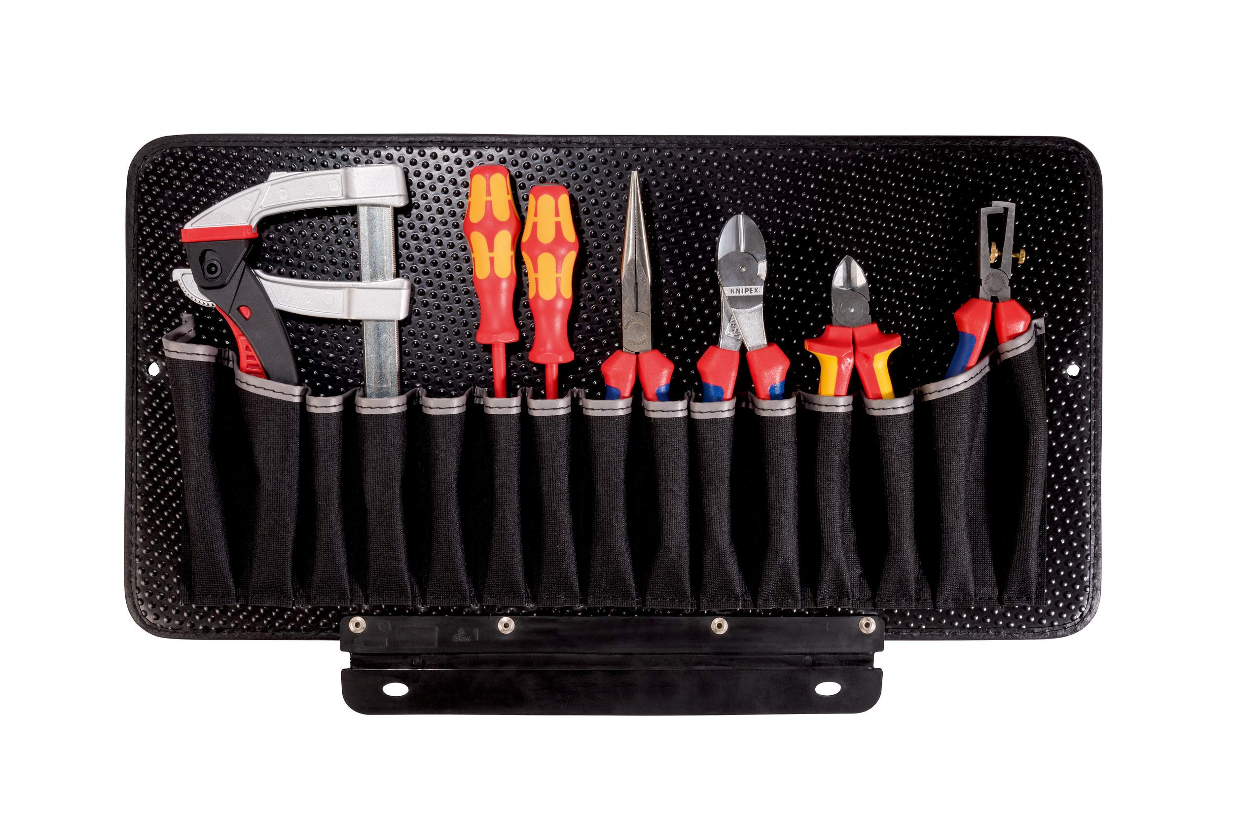 Parat 591001161 Tool Board (2-Sided, for Tool Box, Many Pockets, Colour Black, Tool Holder)