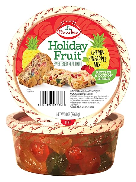 PARADISE MIX, CHERRY-PINEAPPLE, 8 OUNCE (PACKAGING MAY VARY)