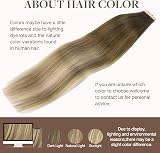 GOO GOO Tape In Hair Extensions 16in 50g 20pcs 9A Remy Human Hair T3/8 613 view 6