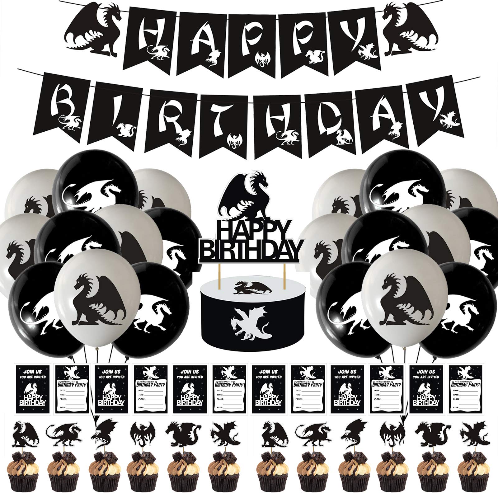 Buy Dragon Party Decoration Dragon Birthday Party Supplies,Party Favors, Party Supplies Includes