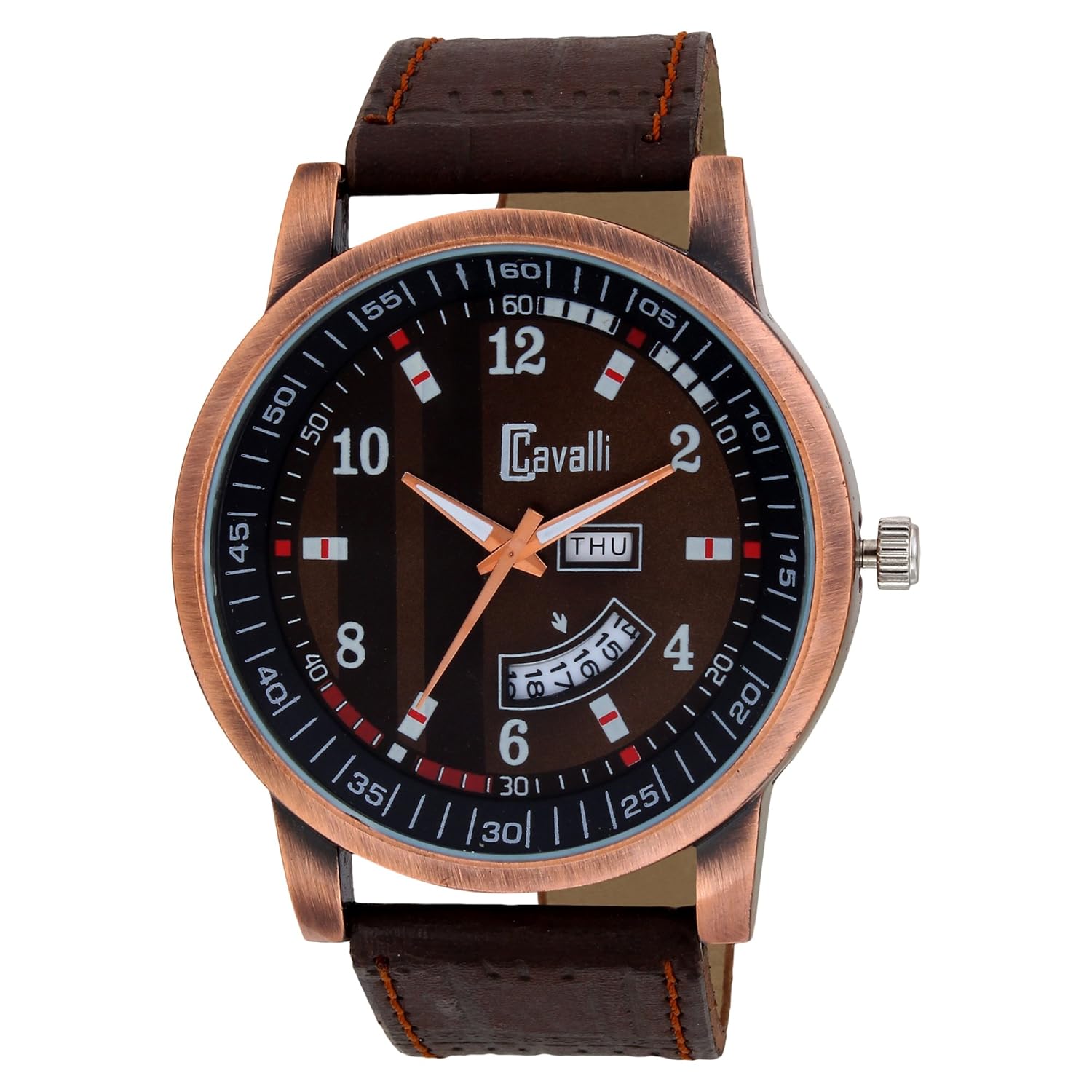 cavalli analogue brown dial men's & boy's watch - cs2691