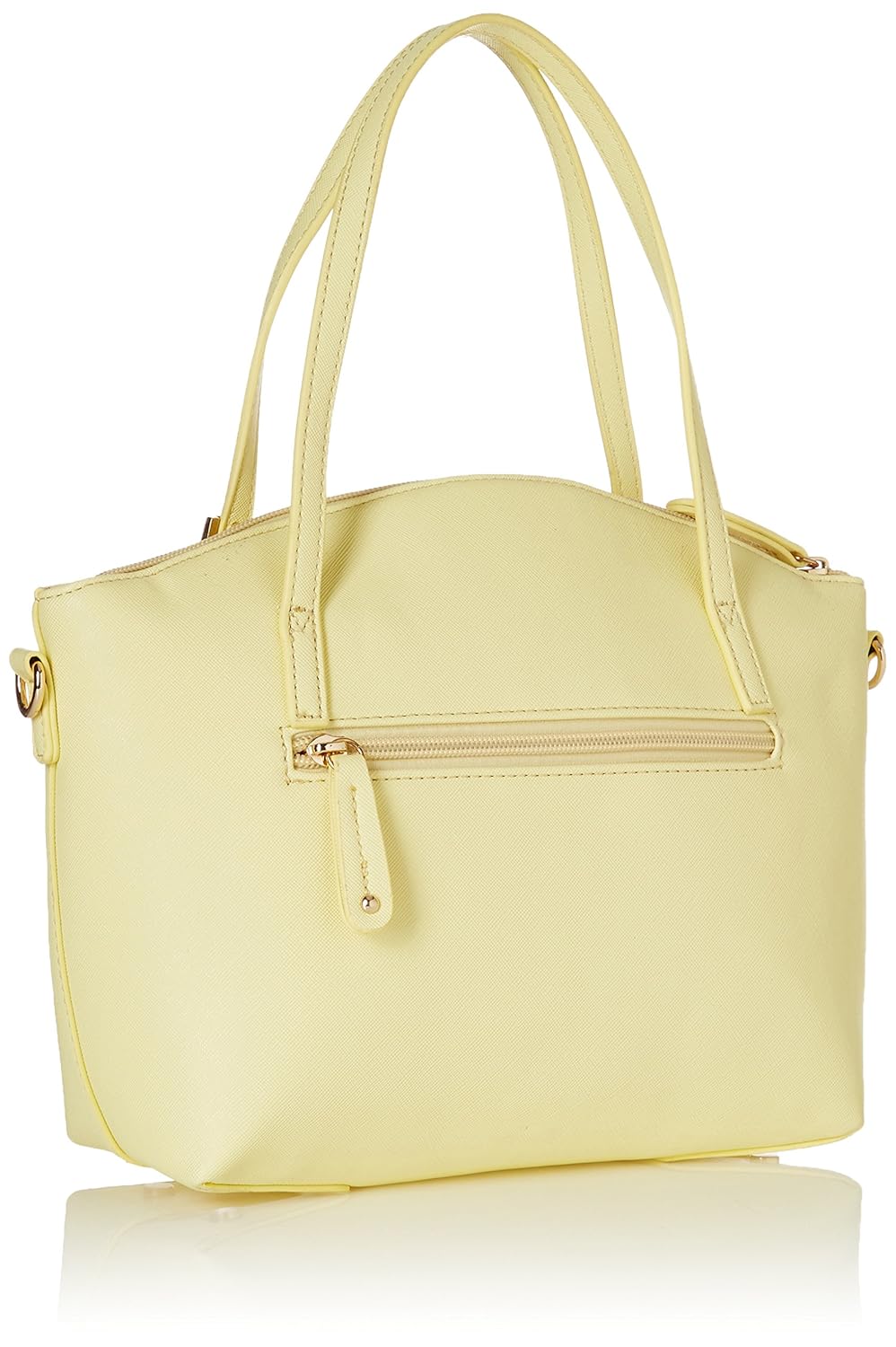 caprese livia women's satchel (yellow)