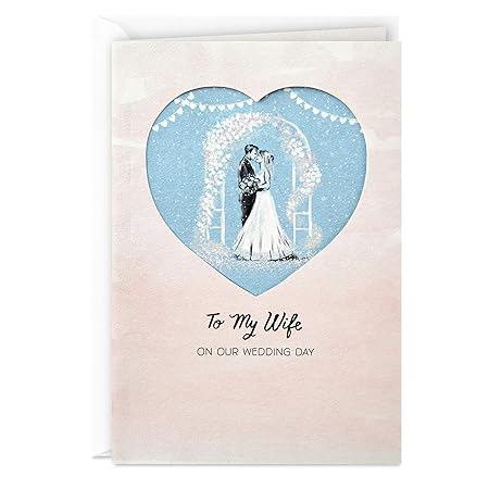 Hallmark Hochzeitskarte für Ehemann (To My Wife On Our Wedding Day)