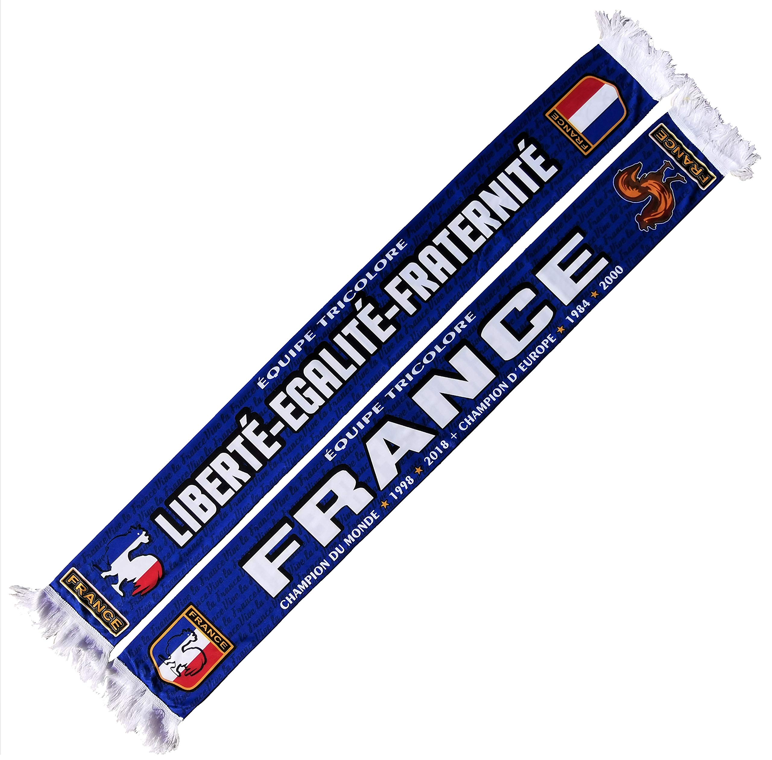 Generisch France/France (Silk Scarf/Summer Scarf) European Champion Football Scarf Iconic Scarf Souvenir Scarf