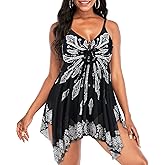 One-Piece Swim Dress-Tummy Control, Built-in Shorts, Front Tie, Modest Skirted Swimsuit, Swim Suits for Women 2026