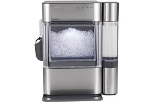 GE Profile Opal 2.0 Ultra Nugget Ice Maker with Side Tank and Scale Inhibiting Filter, Scoop Included, 38 lbs in 24 Hours, Pellet Ice Machine with WiFi & Smart Connected, Stainless Steel