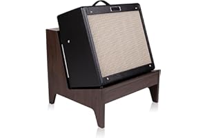 Gator Frameworks Elite Series Small Wooden Combo Guitar Amp Stand in Dark Walnut Finish (GFW-ELITEGTRAMPSM-BRN)