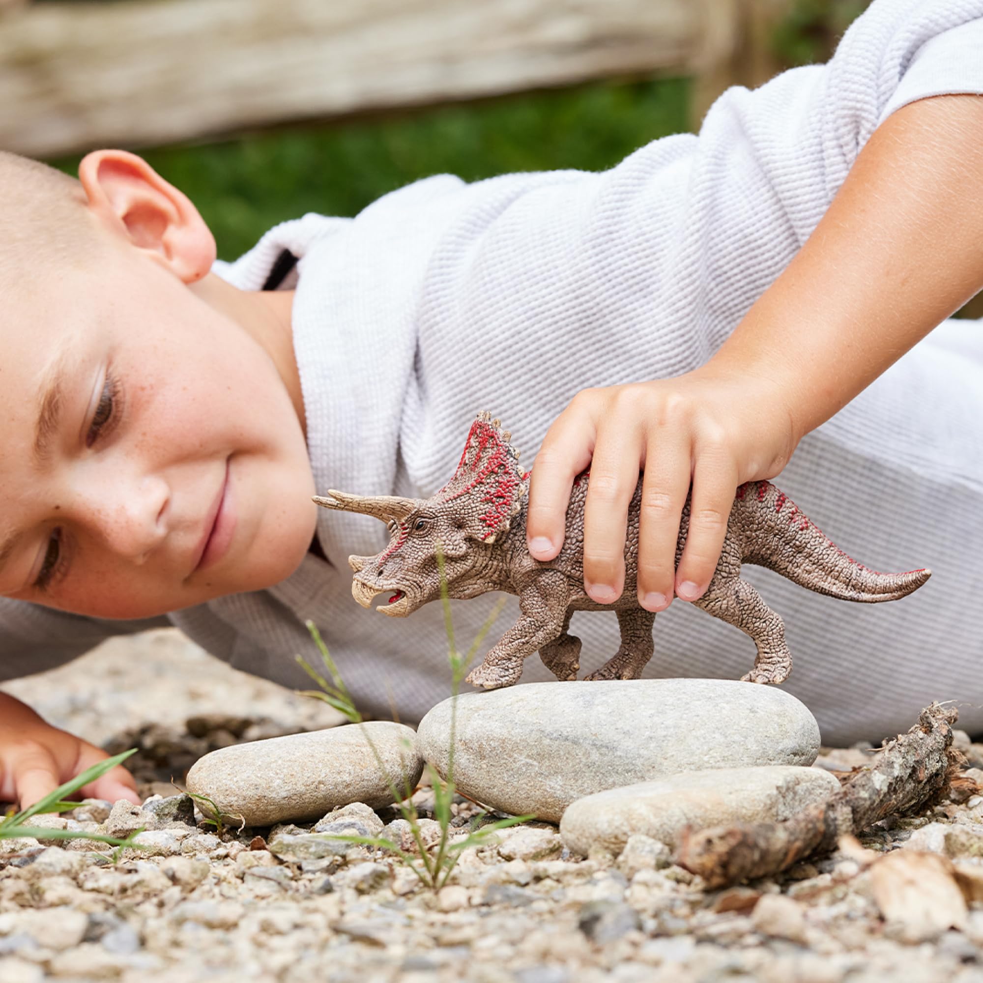 SCHLEICH Dinosaurs | Triceratops 15000 | detailgetreuer Dino | Dinosaurier Spielzeug zum Sammeln | tolles Geschenk für Mädchen und Jungen | Dino Spielzeug ab 3 Jahre | 21 x 5 x 10 cm 2