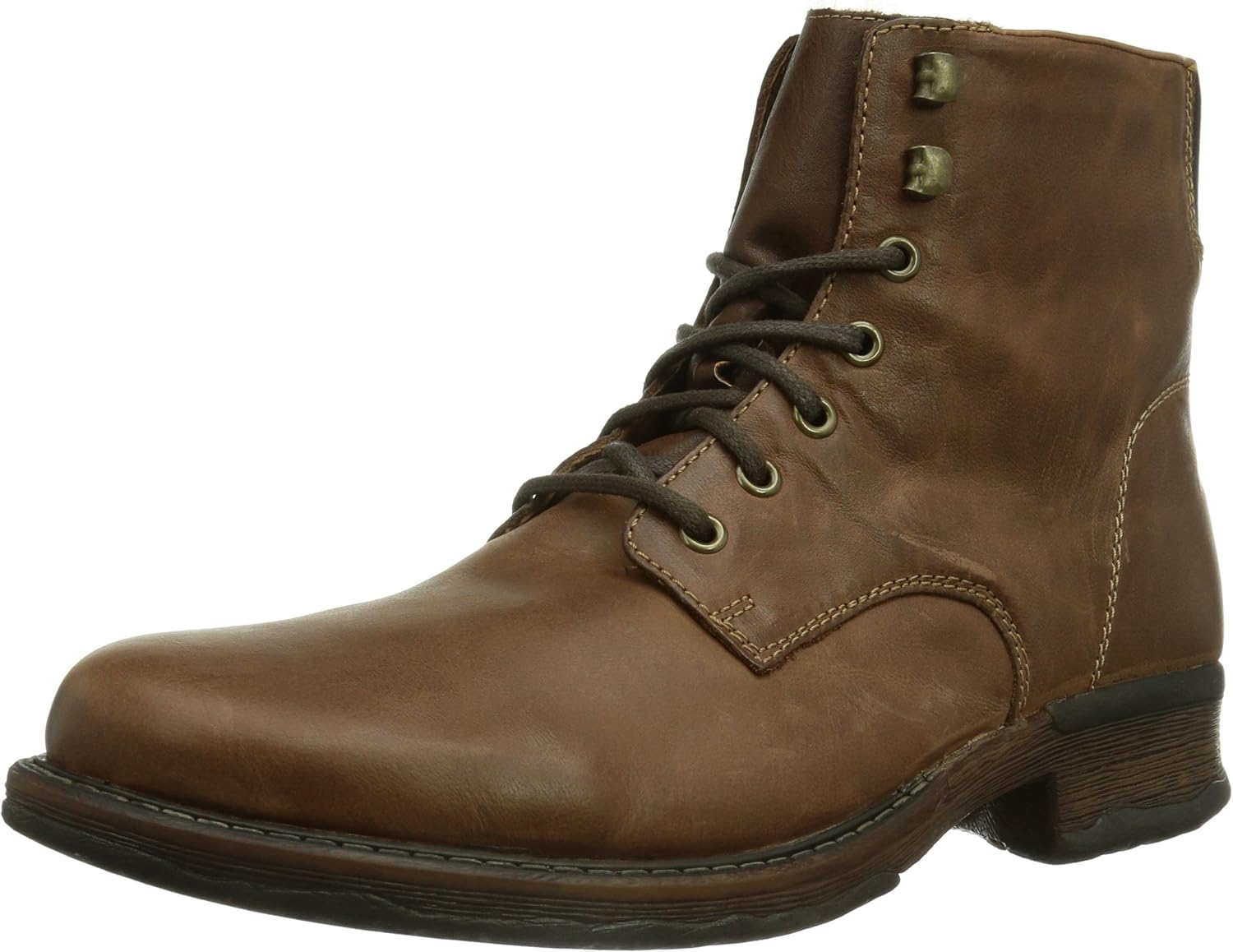 Rieker Mens Laced Boot Marrone Size 47 M EU Boots